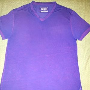 Mens Buckle Black V-neck tee